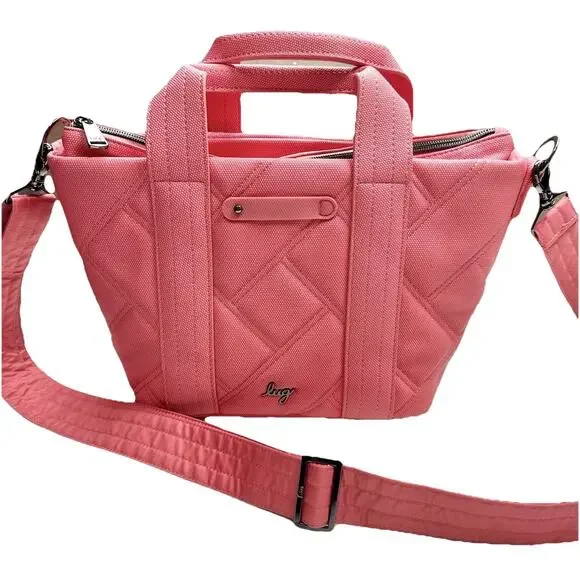 Lug Dory Watermelon Icepop Popsicle Matte Luxe Medium Crossbody Tote - Picture 1 of 8
